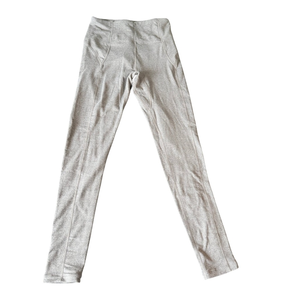 FP Movement Free People High Rise Athletic Leggings Heather Tan Small